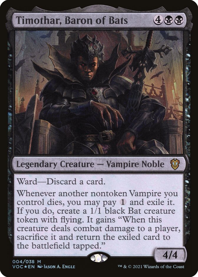 Timothar, Baron of Bats card front
