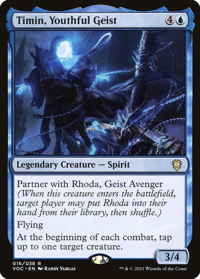 Timin, Youthful Geist card front