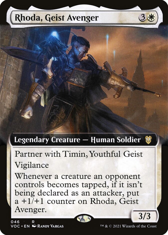 Rhoda, Geist Avenger card front