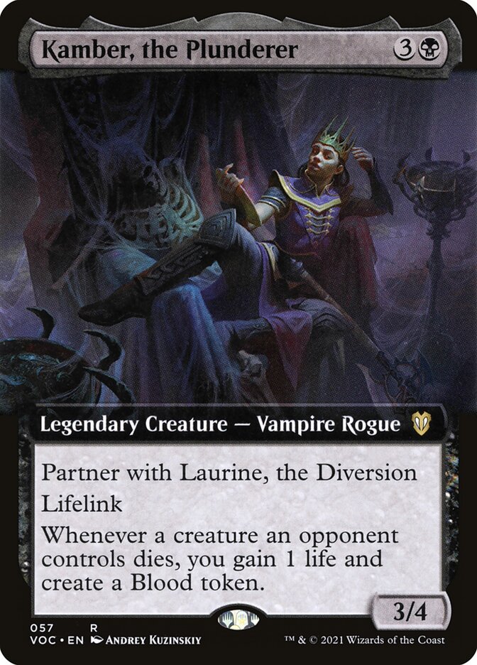 Kamber, the Plunderer card front
