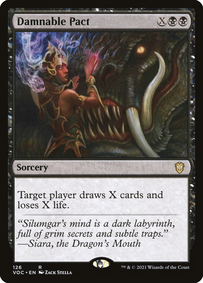 Damnable Pact card front