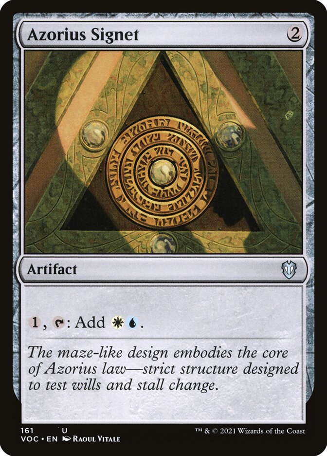 Azorius Signet card front