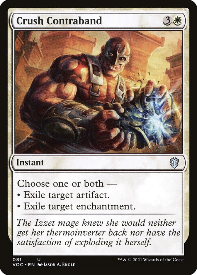 Crush Contraband card front