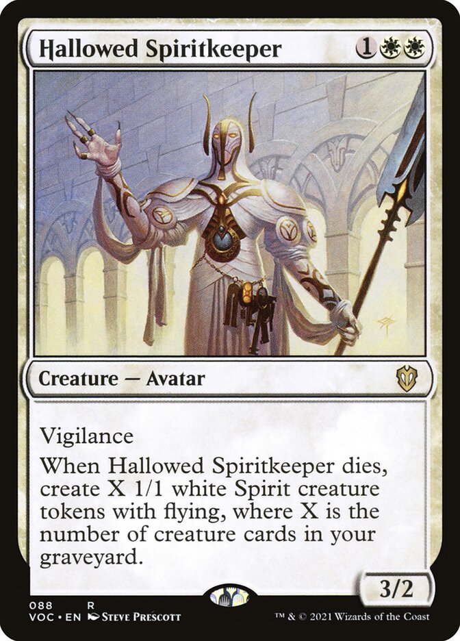 Hallowed Spiritkeeper card front