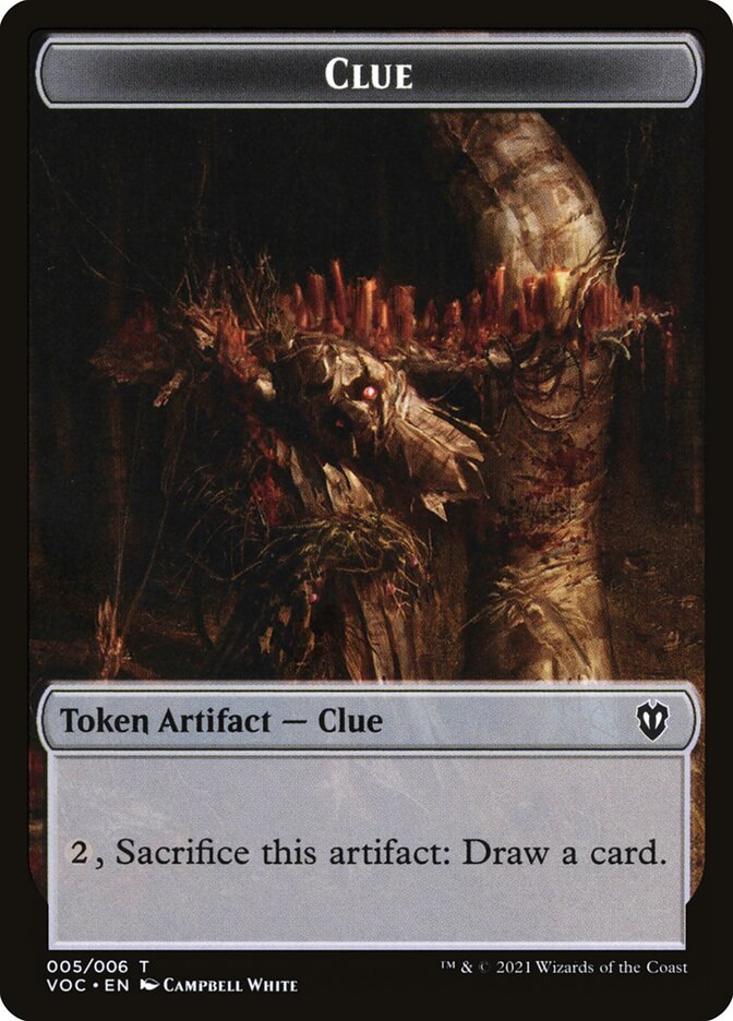 Clue card front