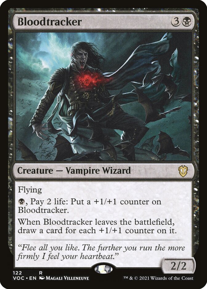 Bloodtracker card front