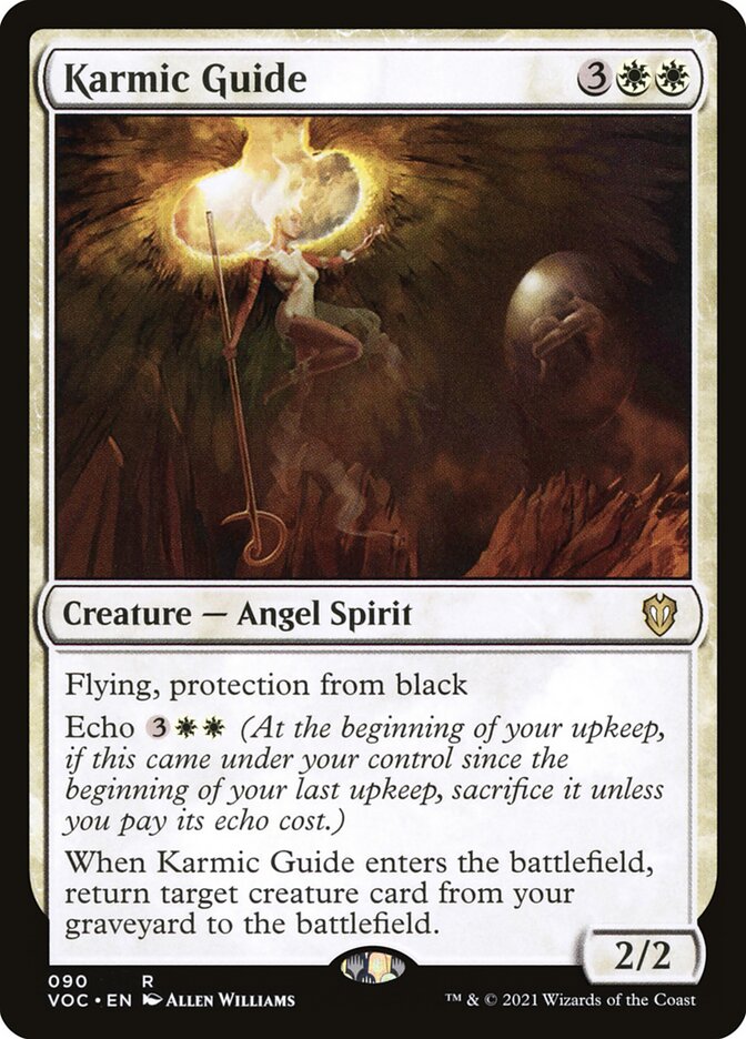 Karmic Guide card front