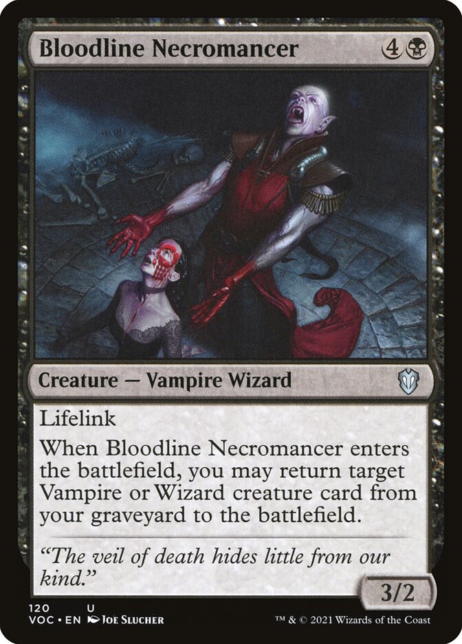 Bloodline Necromancer card front