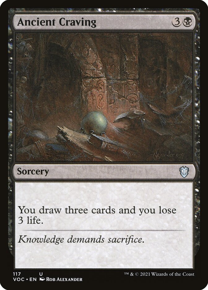 Ancient Craving card front