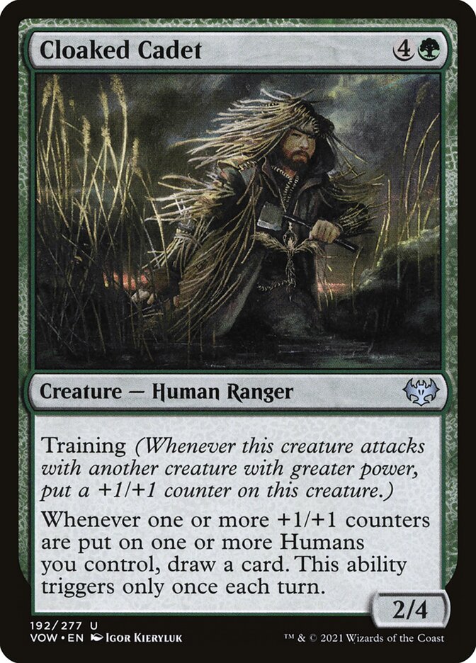 Cloaked Cadet card front