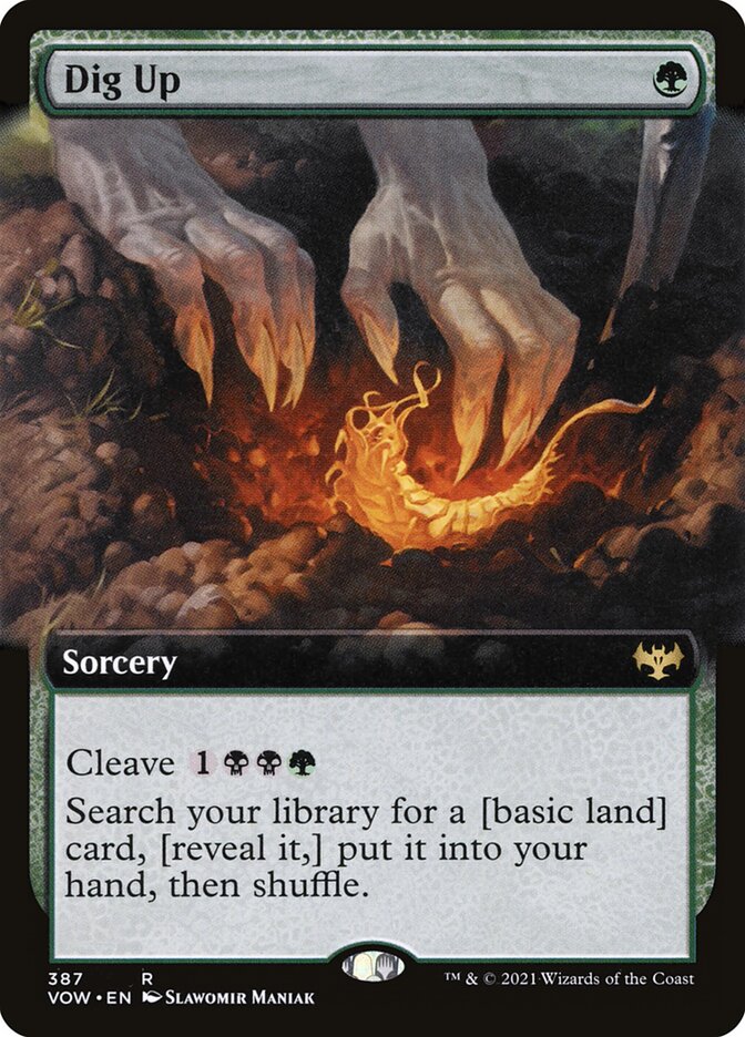 Dig Up card front
