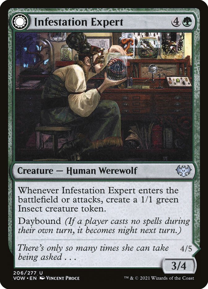Infestation Expert card front
