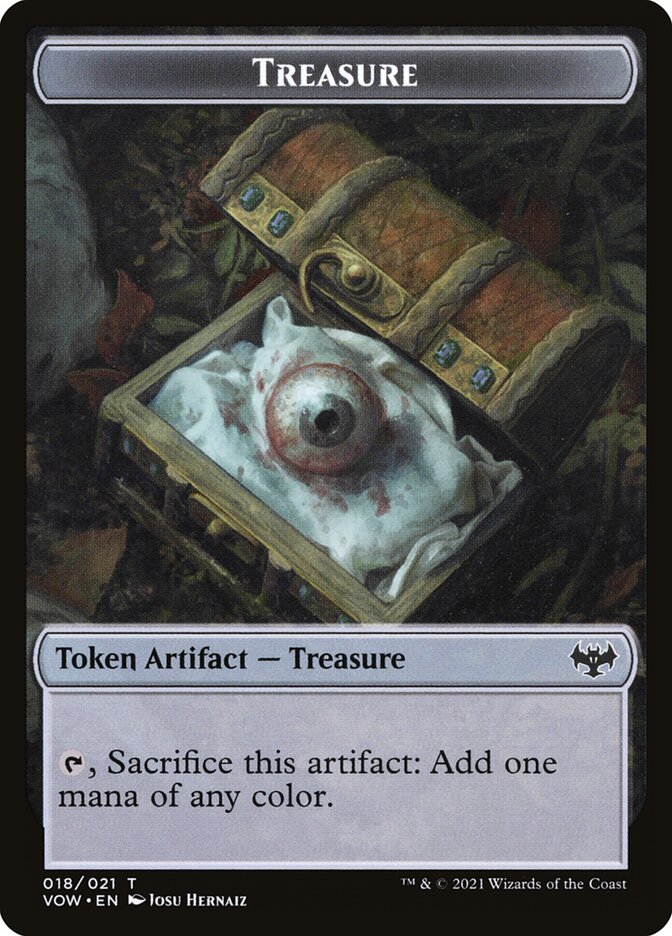 Treasure card front