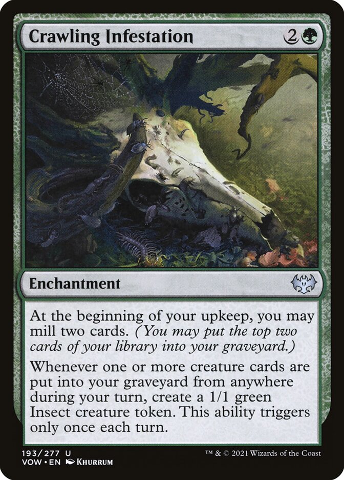 Crawling Infestation card front
