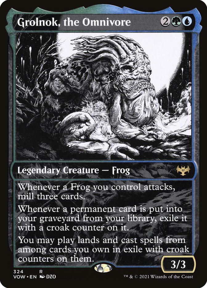 Grolnok, the Omnivore card front