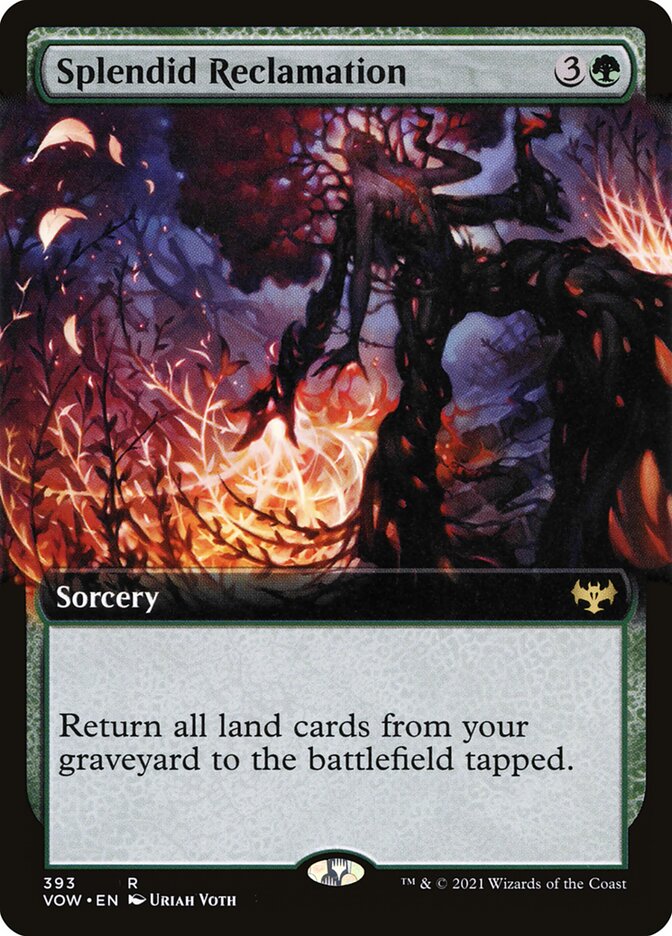 Splendid Reclamation card front