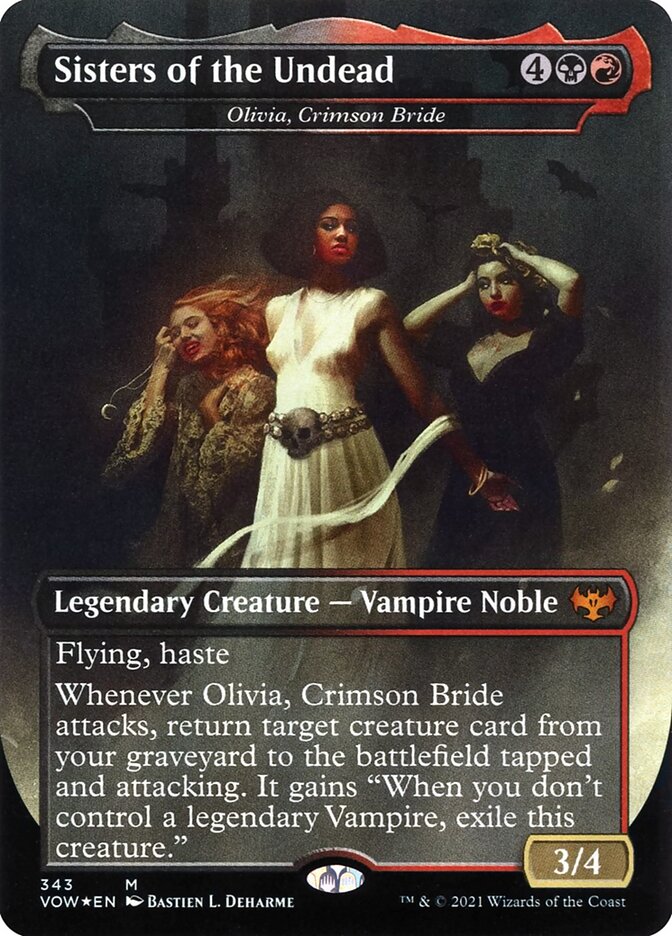 Olivia, Crimson Bride card front