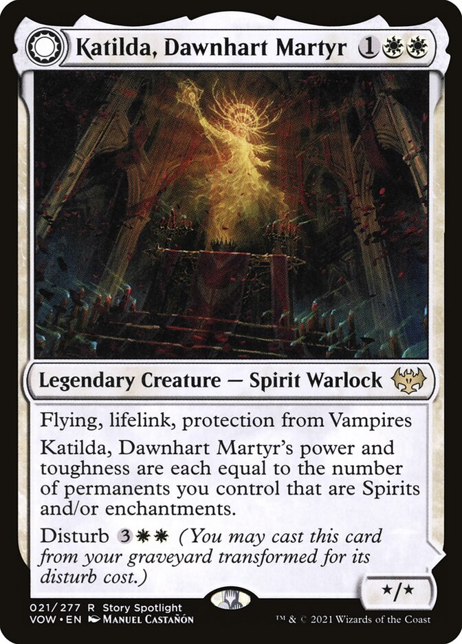 Katilda, Dawnhart Martyr card front