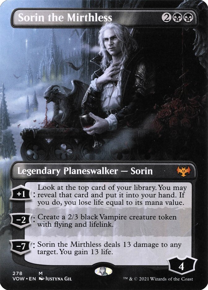 Sorin the Mirthless card front