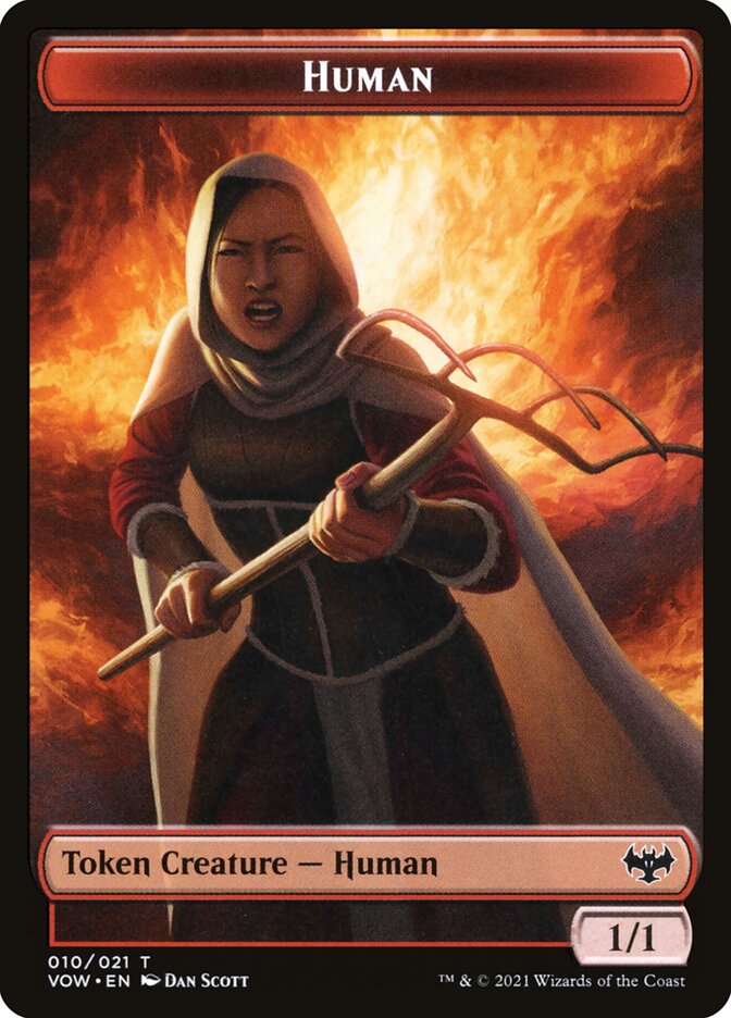 Human card front