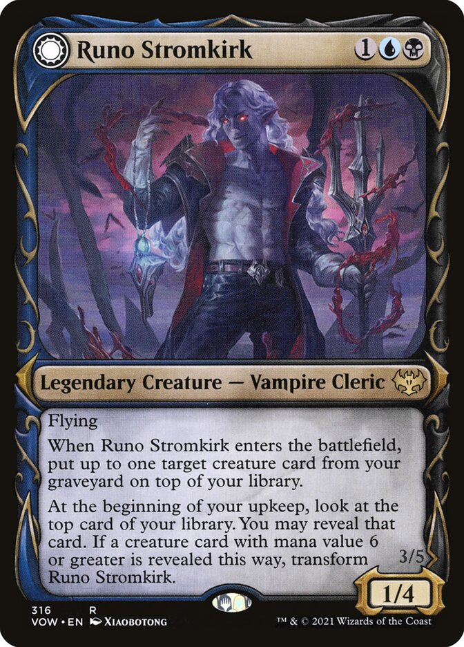 Runo Stromkirk card front