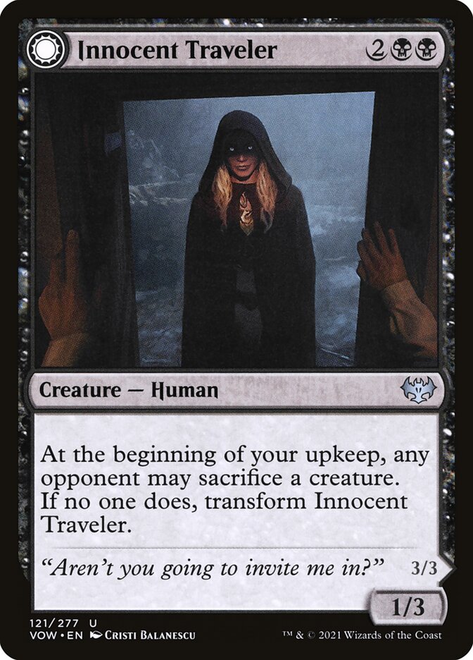 Innocent Traveler card front