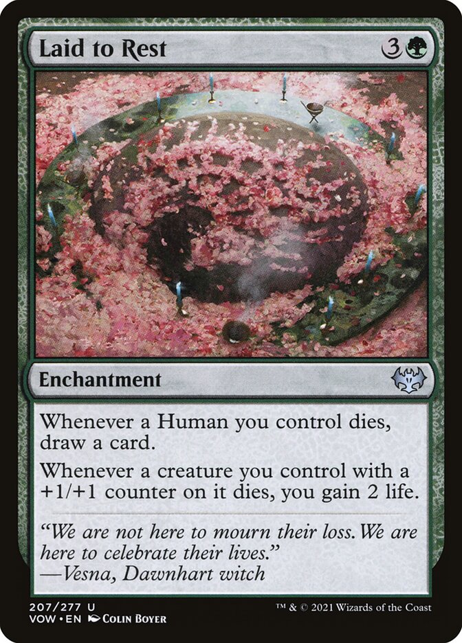 Laid to Rest card front