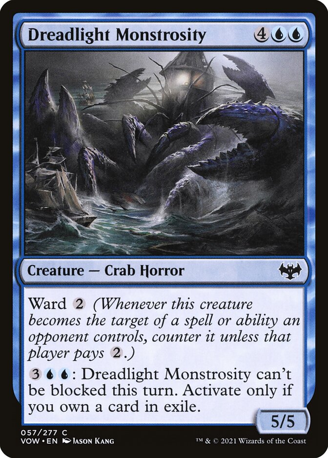 Dreadlight Monstrosity card front