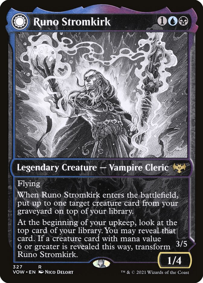 Runo Stromkirk card front