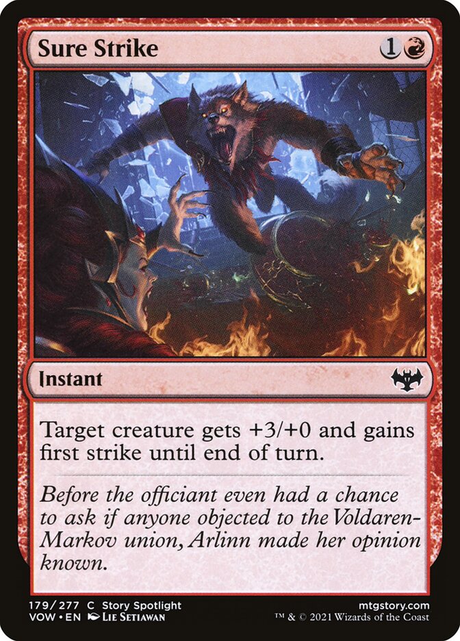 Sure Strike card front