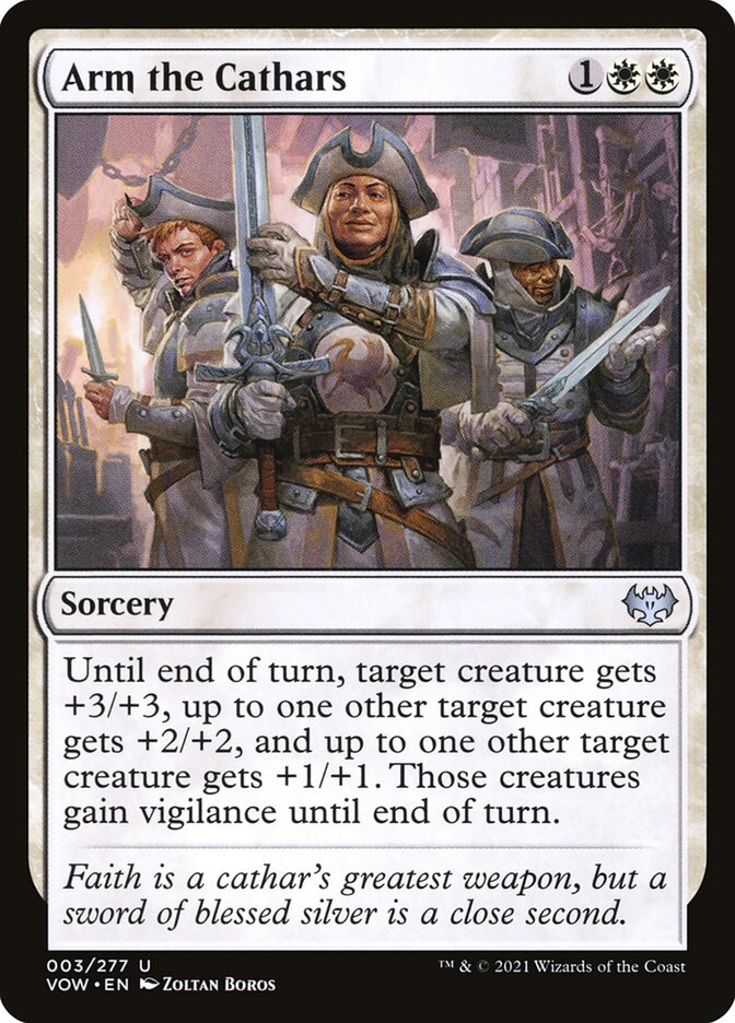 Arm the Cathars card front