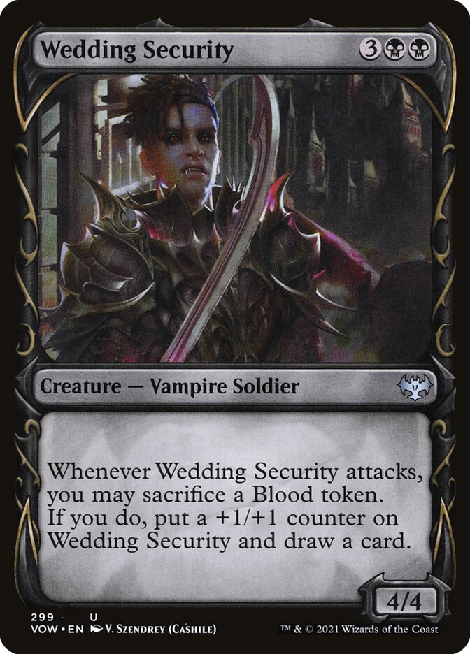 Wedding Security card front