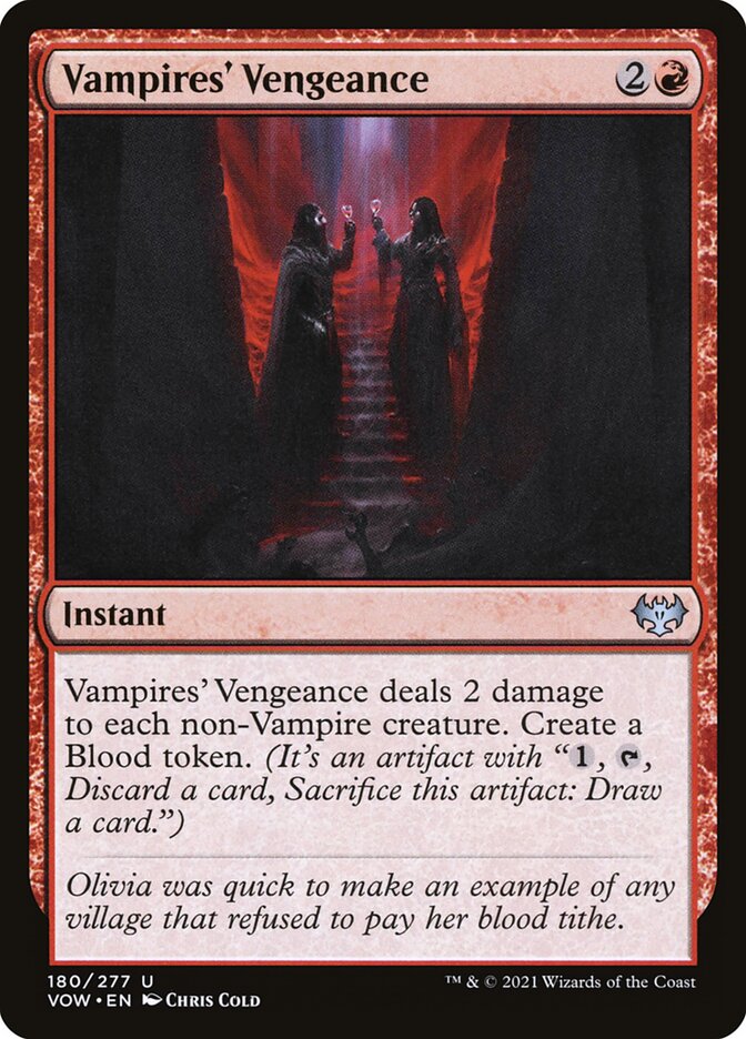 Vampires' Vengeance card front
