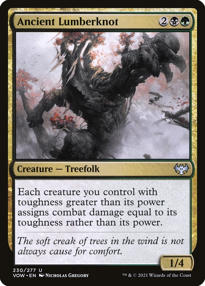 Ancient Lumberknot card front