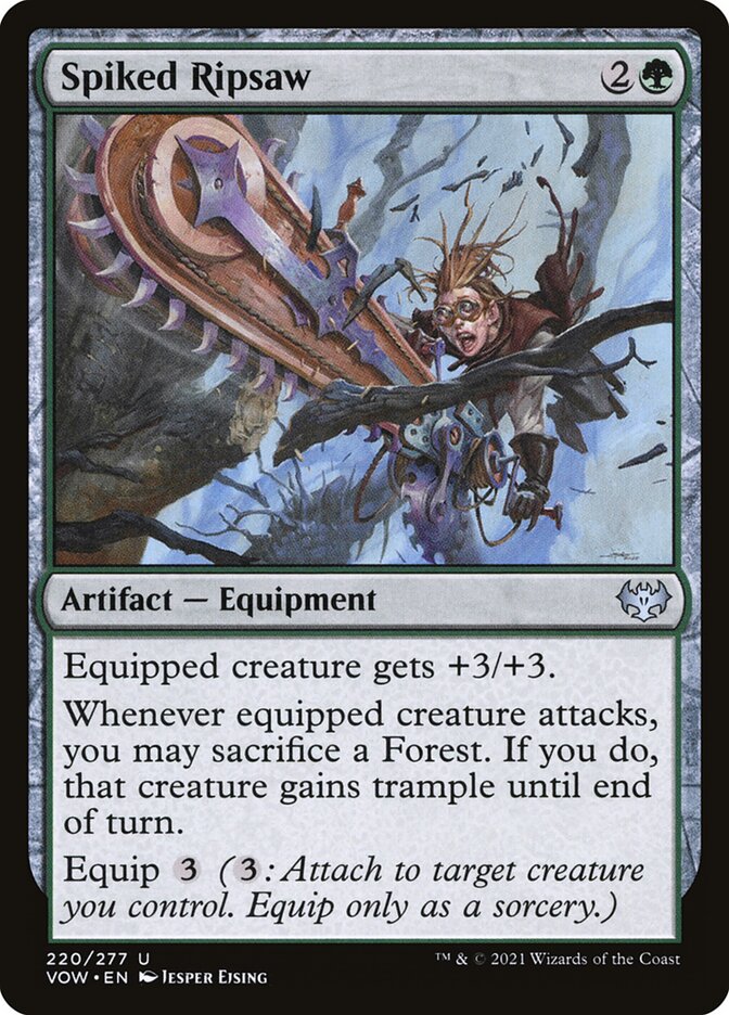 Spiked Ripsaw card front