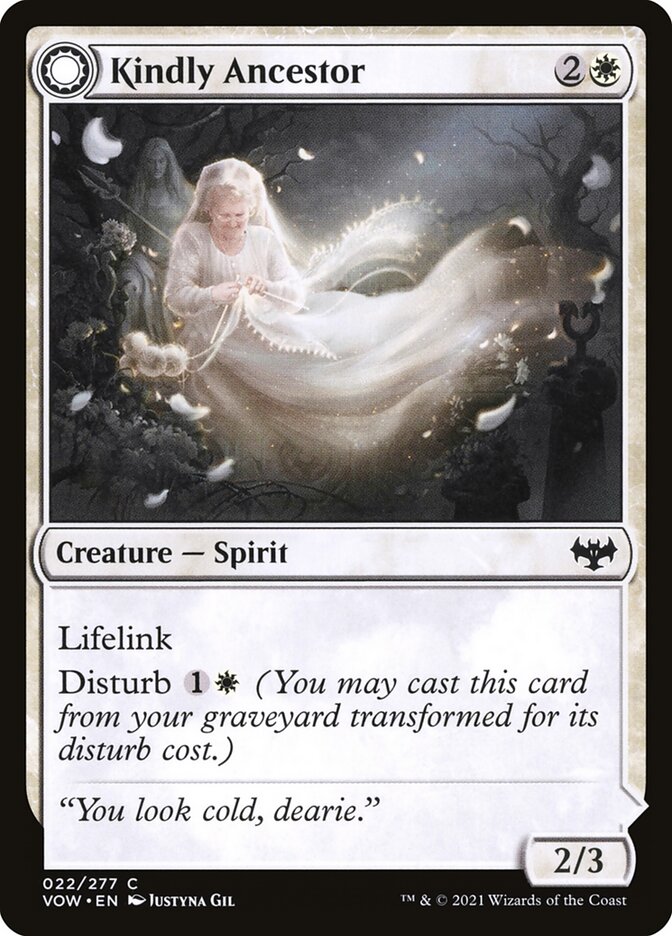 Kindly Ancestor card front