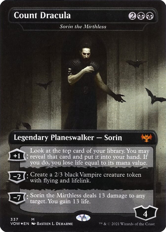 Sorin the Mirthless card front