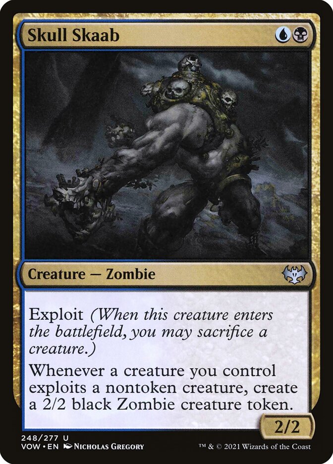 Skull Skaab card front