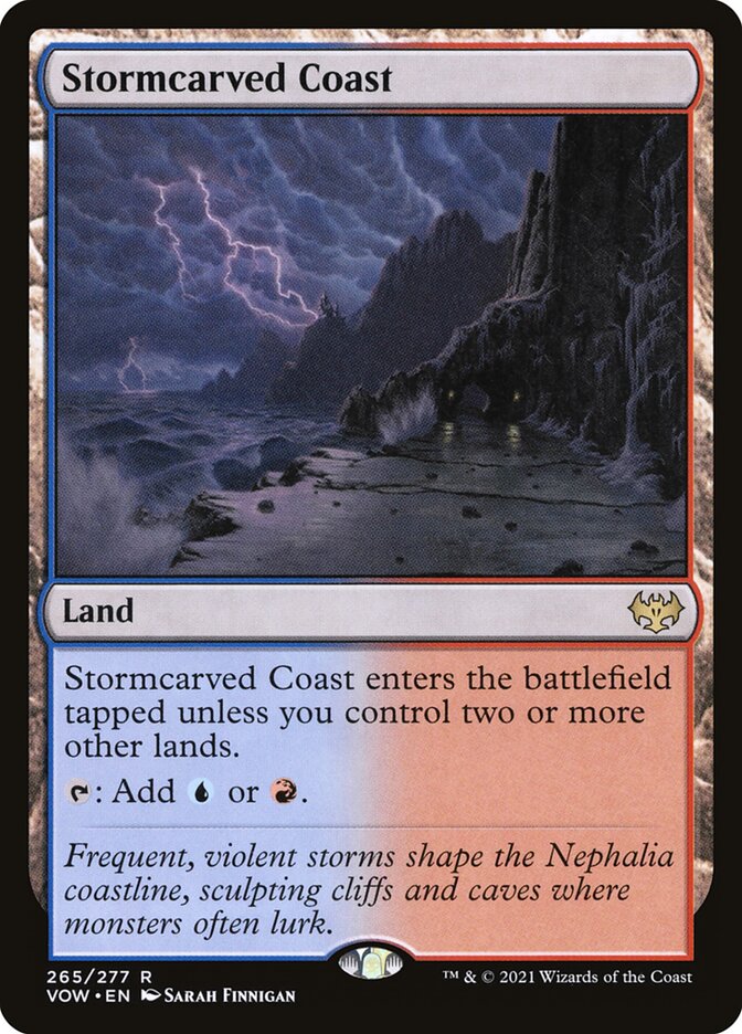 Stormcarved Coast card front