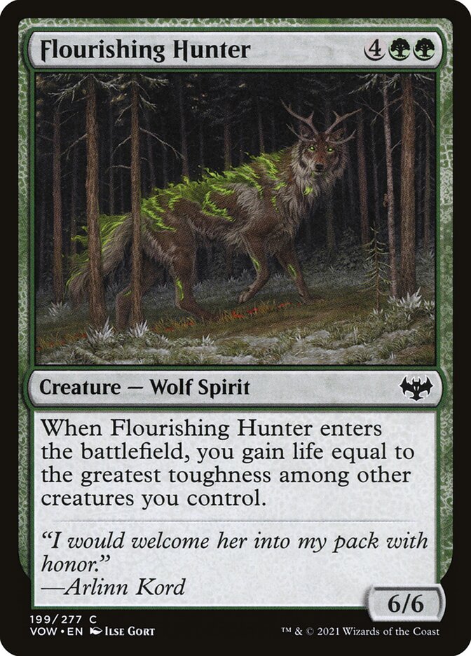 Flourishing Hunter card front
