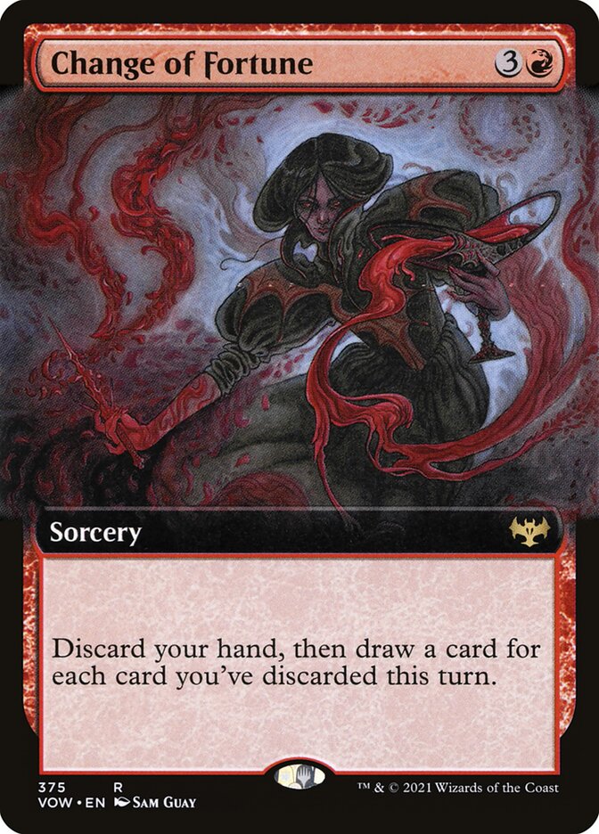 Change of Fortune card front