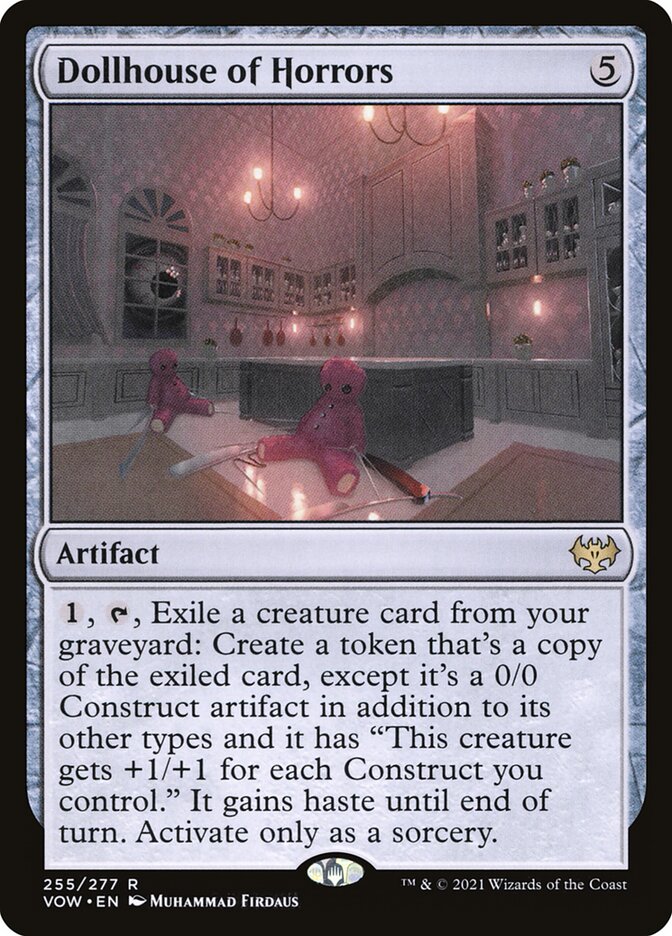 Dollhouse of Horrors card front
