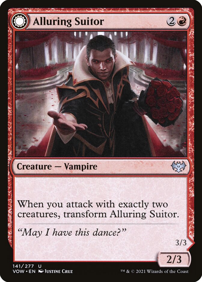 Alluring Suitor card front