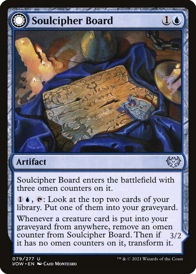 Soulcipher Board card front