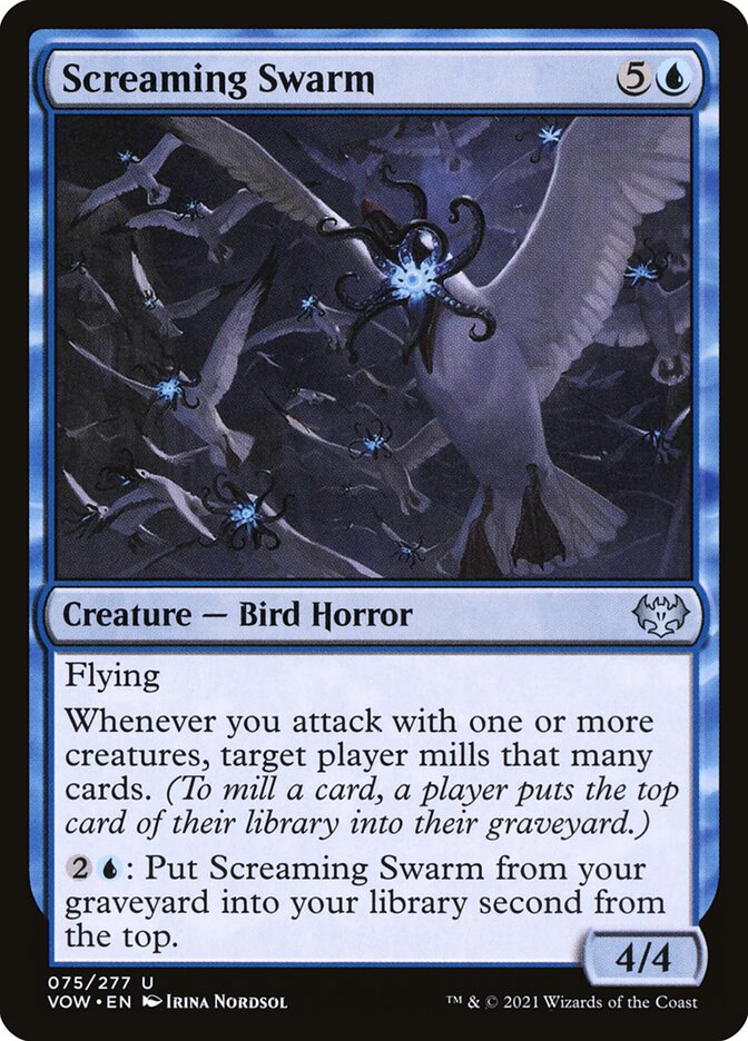 Screaming Swarm card front