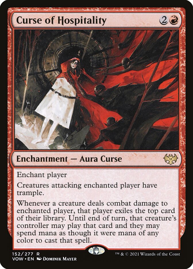 Curse of Hospitality card front