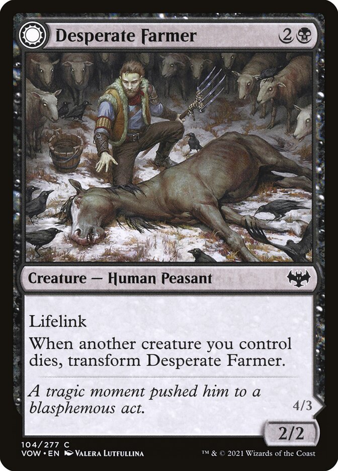Desperate Farmer card front