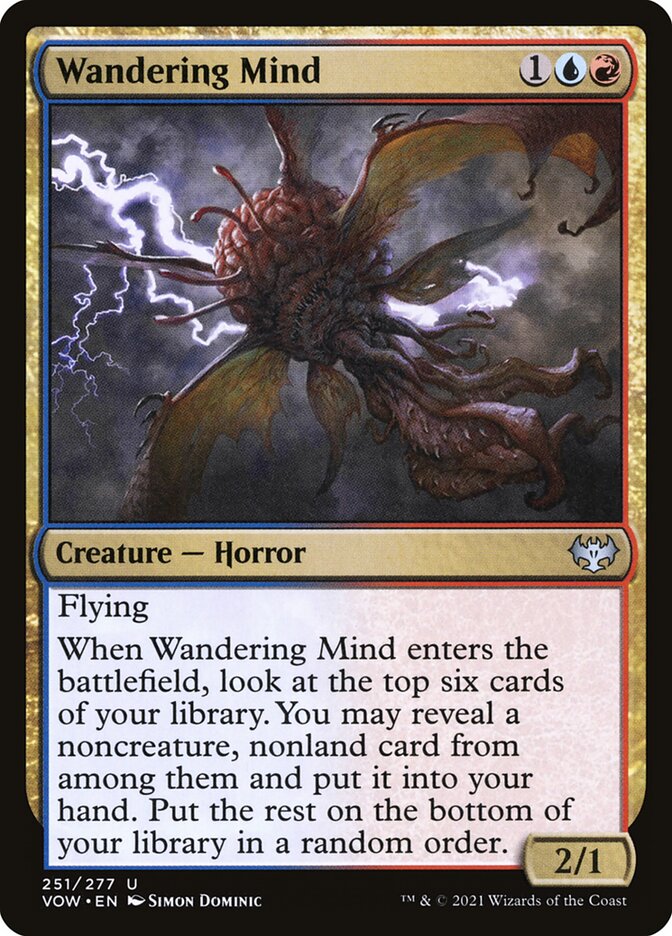 Wandering Mind card front