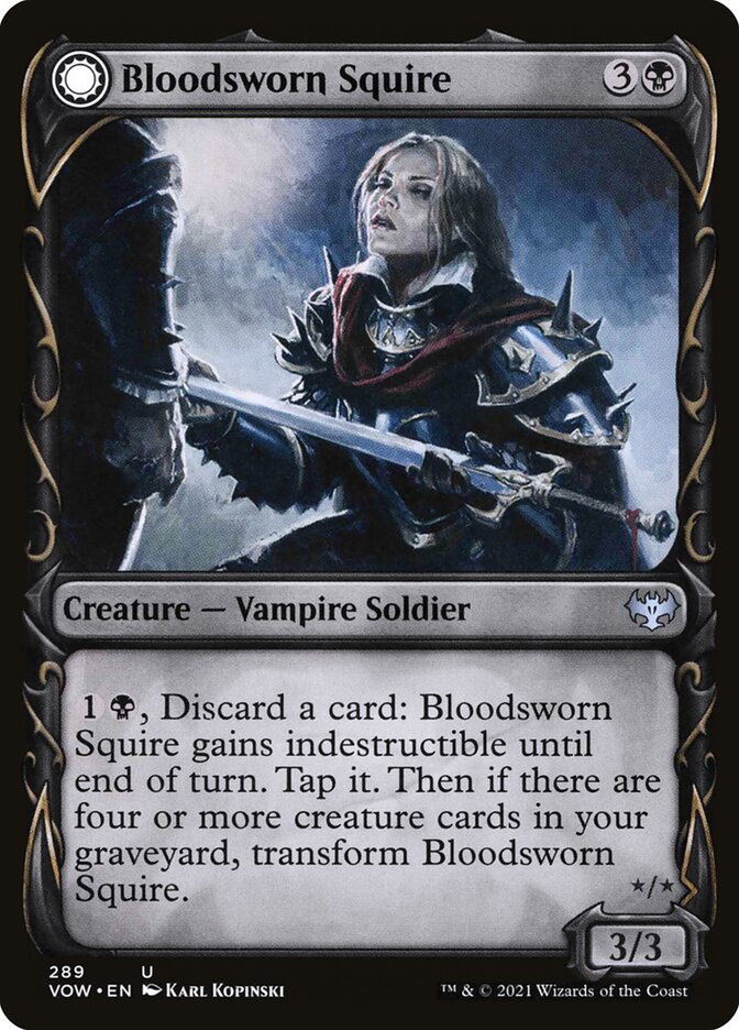 Bloodsworn Squire card front