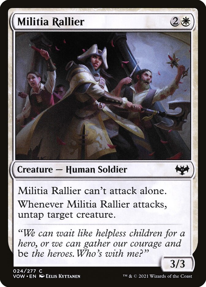 Militia Rallier card front